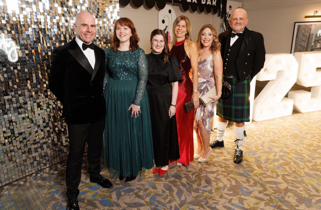 Matthew Algie team at the Glasgow Business Awards 2023