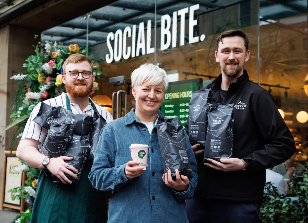 Matthew Algie donates 1,000 coffees to Pay It Forward scheme
