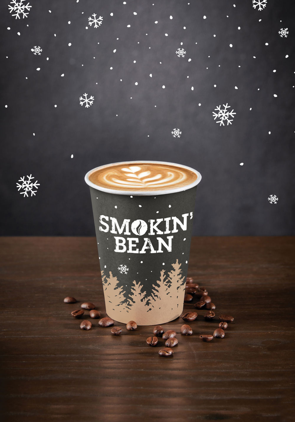 Latte - in the Smokin' Bean festive cups 